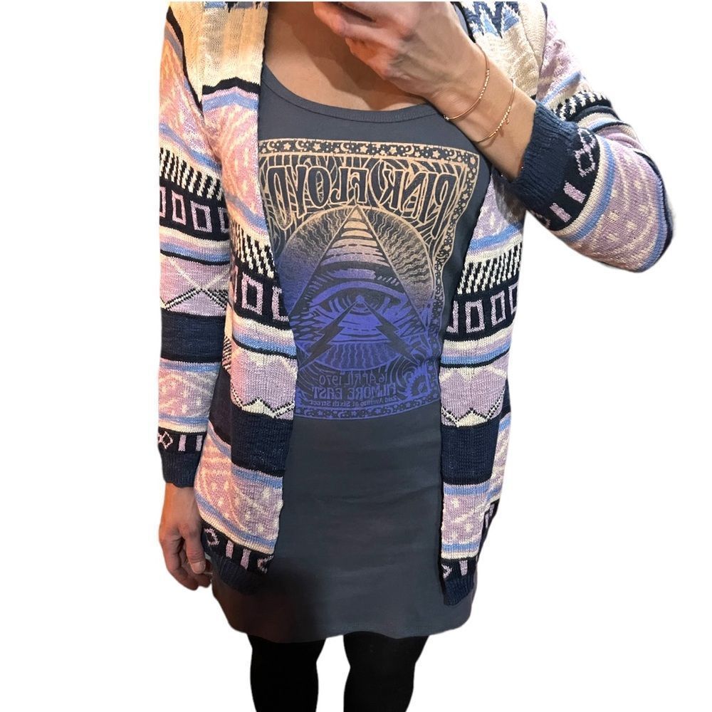 Love Aztec Multi Color Cardigan S : M/L - Picture 2 of 10